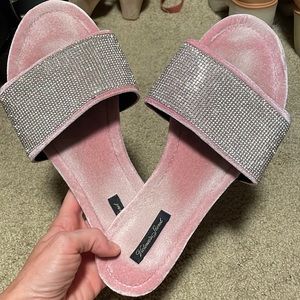 RHINESTONE SLIPPERS